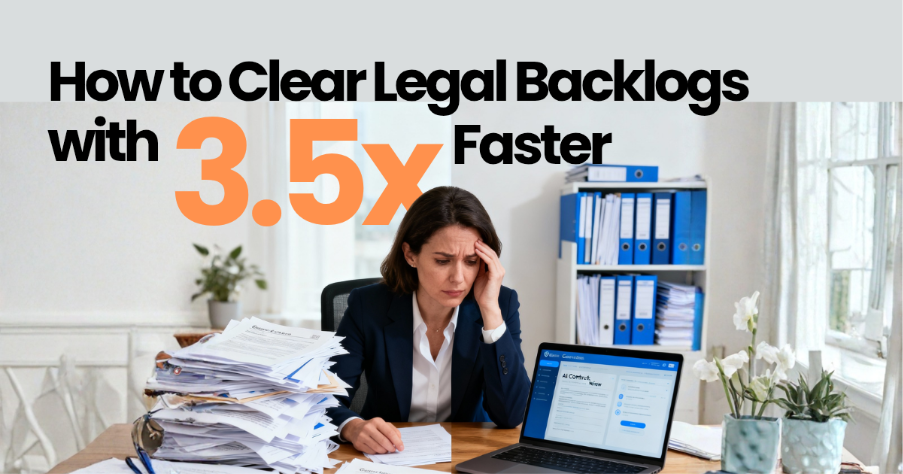 How to Clear Legal Backlogs 3.5x Faster with AI Review