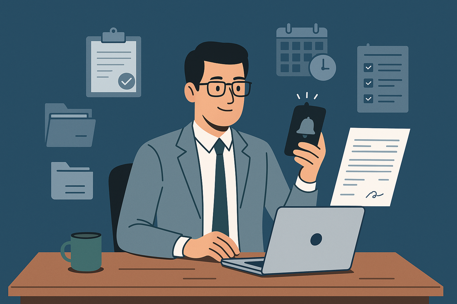 Contract Reminder Software for CAs to Track Key details on behalf of Clients