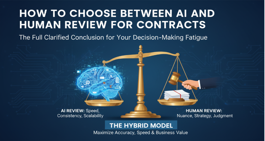 How To Choose Between AI And Human Review for Contracts